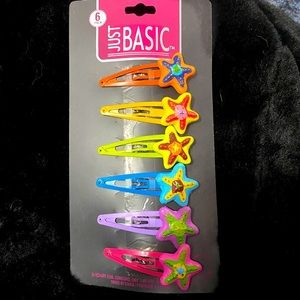 Just Basic 6ct Starfish Hair Clips